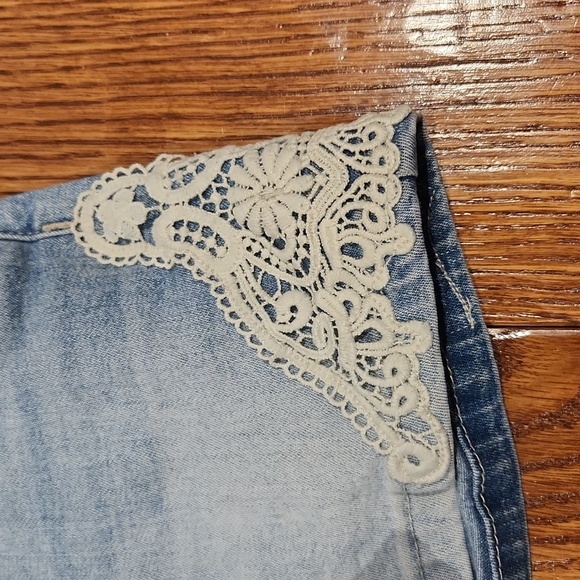 Girl's Justice Jean Shorts - Size 12 - Picture 2 of 4